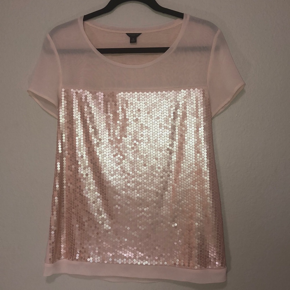 Ann Taylor Sequin Top